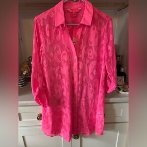 Lilly Pulitzer Fuchsia Swirl Dress